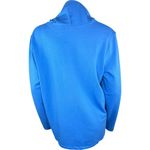 Denim & Co . Beach French Terry Roll Tab Sleeve Hooded Jacket Indigo Sea Medium Photo 3