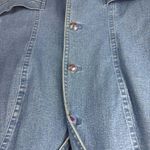 Escada Fitted Denim Blazer Jacket with Embroidery/Rhinestones Size 42 Blue US 12 Photo 2