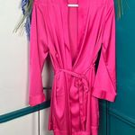 Stars Above Women's Satin Robe - Pink M/L EUC Photo 1