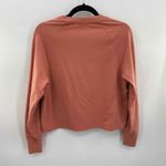 Anthropologie Akemi & Kin Sweater Womens Small Peach Cotton Embroidered Beaded Pink Photo 3