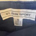St. John  Sport Navy Straight Leg Pants Classic Tailored Stretch Workwear 10 Photo 4