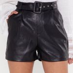 Nasty Gal Faux Leather High Waisted Shirts Photo 3