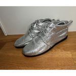 Rouge Helium Rouge Shoes Womens Size 8 Lace Up Ankle Boots Metallic Sparkle Party Casual Photo 2