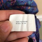 Gap Women’s Boho Cottagecore Floral Print Scoop Neck Blue Sleeveless Tier Dress Photo 6