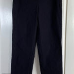 Lisette Black Pull On Pants Size 6 Stretch Comfort Waistband Office Church FLAWS Photo 0