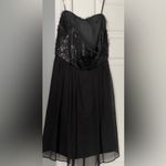 Max and Cleo Strapless black party dress, size 2 Photo 2