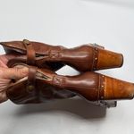 UGG  Australia Brown Lynnea 1958 Shearling Clog Boots Wood Heel S-390 Sz 7 Photo 5