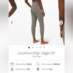 Lululemon athletica Align Joggers in Grey Sage Photo 1