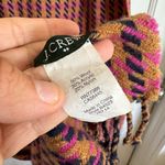 J.Crew  tan pink wool blend scarf Photo 3