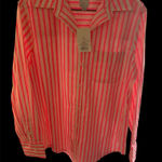 A New Day  Women’s Bright Pink Striped Shirt Photo 0