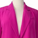 Vince Camuto  Women’s XXL Fuchsia Pink Stretch Blazer One Button Notch Lapel Photo 8