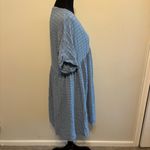 Miou Muse Blue Baby Doll Mini Dress Size Medium Boutique Dress Photo 2