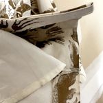 CAbi Wimbledon Courtside Trench Coat Double Breasted Floral Belt Cream Gold S Photo 2