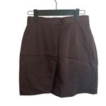 Esprit  Vintage Y2K Brown Nylon Mini Skirt Photo 1