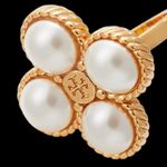 Tory Burch New Size 8 ROPE CLOVER RING IN GOLD Brand new with Tag Photo 11