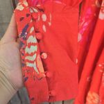 Free People  Long Sleeve Red Floral Dress Photo 4