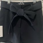 Wilfred  (NWT) Black Tie Front Dress Shorts, Size 0 Photo 1
