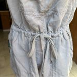 Wilfred Light Gray Women's bohemian summer Denim Overalls 100% Lyocell size S Photo 10