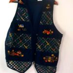 VJ Woman 18W Navy Fall Pumpkin Vest Plus Green Photo 0