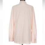 Victoria's Secret  Semi Sheer Pink Blouse Black Bows Button Shirt Size Large L Photo 5