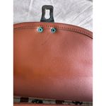 Vintage Glove Hankercheif Purse Bag Pocketbook Brown Photo 4