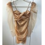 The Bar Jean Dress in Champagne Size 2 Tulle Rhinestones Bachelorette Party Photo 3