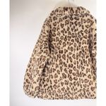 Show Me Your Mumu Women Jacket Brown Cordelia Leopard Faux Fleece Full Zip Large Photo 7