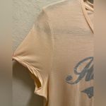 Zadig & Voltaire Light Pink Happy Glitter Graphic T-Shirt Size M Photo 7