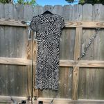 Connected Apparel  Black &‎ White dress size 8 contemporary webbing summer spring Photo 4
