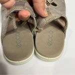 Ecco  Jab Toggle sandals metallic leather‎ size 7 Photo 5
