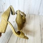 Jeffrey Campbell x Revolve Rowboat Ankle Strap Woven Espadrille Sandal Heel 9.5 Photo 5