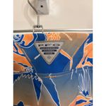 Columbia PFG Tidal II Shorts Womens Large Blue Orange Fish Print Omni-Shade Photo 2