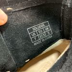 Soludos  Black Booties Suede Braided Pull On Low Heel Ankle Boot Womens Size 7 F7 Photo 7