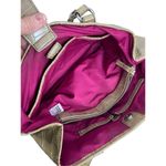 Gold/Tan embossed
Faux leather shoulder
Handbag Gold Photo 7