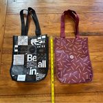 Lululemon  2 small reusable tote shopping bags Photo 2