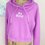 Aeropostale  “Be Bold” Cropped Hoodie Purple Berry M Photo 0