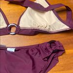 Elegant Purple Triangle Bikini Set Swim Size XL Photo 3