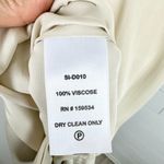 Souk Indigo Cairo Embroidered Maxi Dress Cream/Ivory NWT Size Small Photo 13