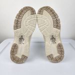 Nicole Miller  Hawk Sneaker Cream Beige Lace-up Athletic Shoes Women's Size 9.5 Photo 8