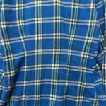 Patagonia Womens Blue Plaid Flannel Button-Up Shirt Size 2 Gorpcore Western Photo 2