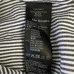 The Kooples  Women’s Medium Ruffle Stripe Button Down Long Sleeve Pinstripe Shirt Photo 6