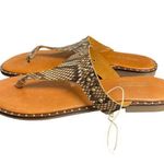 Sophia Milano  Women's Snakeskin like Shoes/ Thong Sandals Size 8 SKU 1822 Photo 2