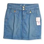 Juicy Couture 🆕 Light Blue Denim Skirt Photo 0
