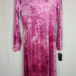 Rachel Roy Women's Tie Dye Midi Dress December Purple Berry Large NWT Pink Photo 0