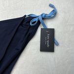 Kate Spade  ♠️ Navy Blue String Bikini Bottom- Size Large- NWT Photo 4