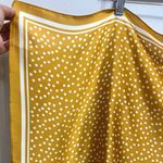 Cleobella  Anthropologie Polka Dot Marigold Yellow Scarf Photo 4