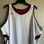 Nike Women's Burgundy and White Basketball Jersey Tank Reversible Size XXL Photo 7
