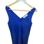 Amanda Uprichard  Revolve Designer Cobalt Blue Monty Mini Slip Shift Dress Small‎ Photo 4
