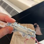 New Jennifer Behr embroidered pastel blue barrette Photo 5