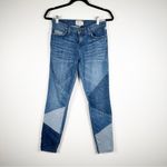 Current/Elliott Current Elliot Patchwork Stiletto Skinny Jeans Sz 26 Photo 6